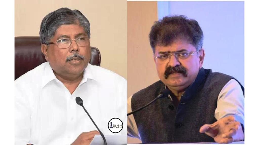 आमदार पळून जातील व सरकार पडेल या भितीनेच हा वर्षाव केला जात आहे- चंद्रकांत पाटील